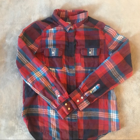 Tops - Red and Blue Flannel